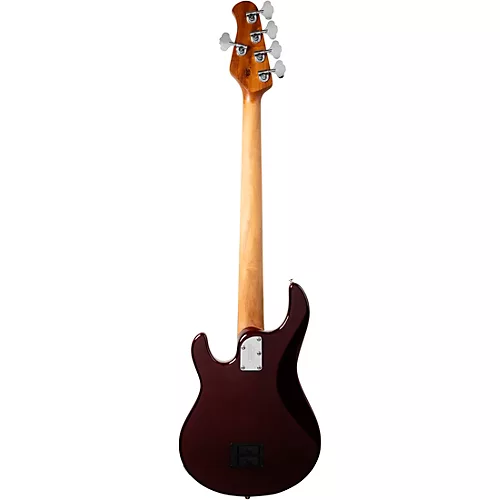 Ernie Ball Music Man StingRay Special 5 HH 5-String Bass Guitar Translucent Oxblood