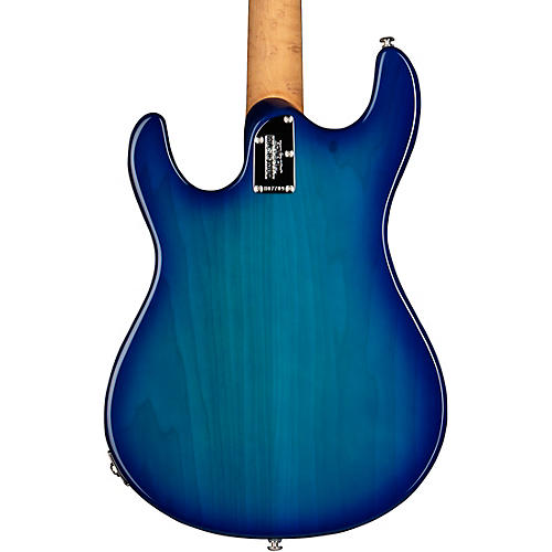 Ernie Ball Music Man Steve Morse STD Electric Guitar Morse Blue Burst