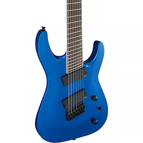 Jackson X Series Soloist SLAT7 7-String Multi-Scale Electric Guitar Blue Metallic