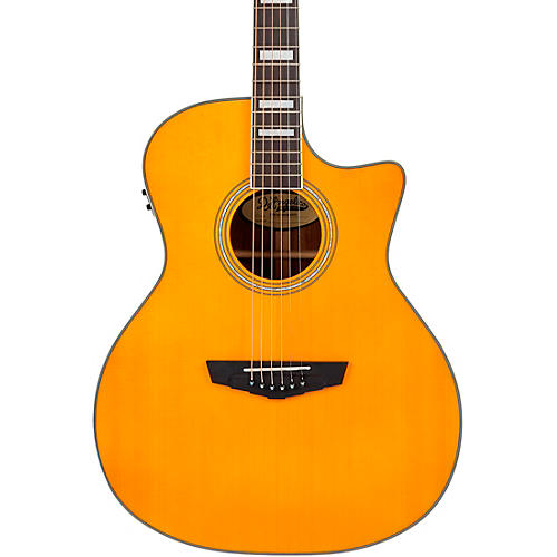 D'Angelico Premier Series Gramercy CS Cutaway Orchestra Acoustic-Electric Guitar Vintage Natural
