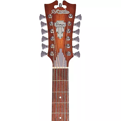 D'Angelico Premier Series Fulton LS 12-String Cutaway Grand Auditorium Acoustic-Electric Guitar Aged Mahogany