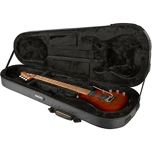 Ernie Ball Music Man JP15 Flamed Maple Top Electric Guitar Transparent Black