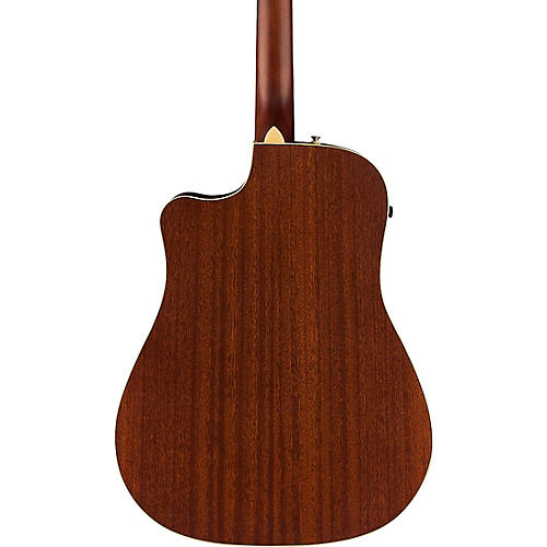 Fender California Redondo Player Acoustic-Electric Guitar Candy Apple Red