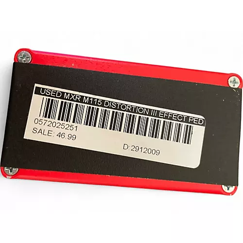 Used MXR M115 Distortion III Effect Pedal