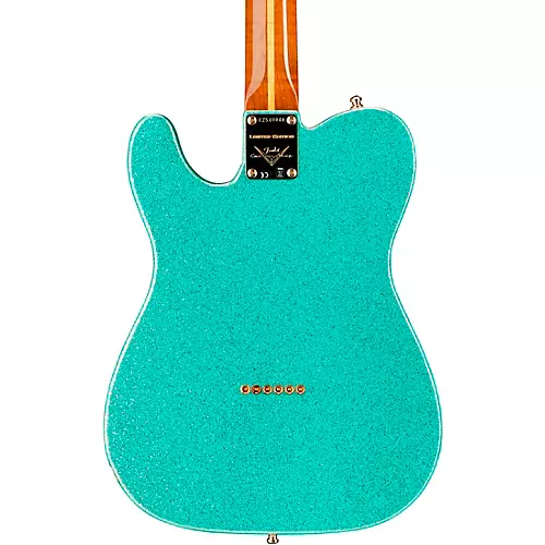 Fender Custom Shop Super Custom Deluxe Telecaster Electric Guitar Sea Foam Sparkle