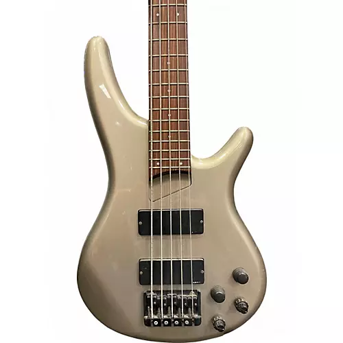 Used Ibanez SR885 Gray Electric Bass Guitar Gray