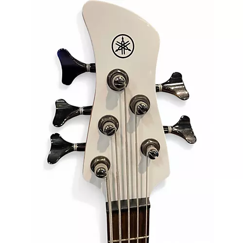 Used Yamaha TRBX305 White Electric Bass Guitar White
