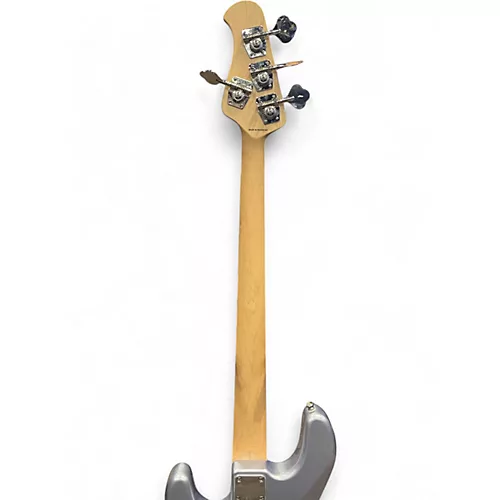 Used Ernie Ball Music Man Stingray SUB Bass Silver Sparkle Electric Bass Guitar Silver Sparkle