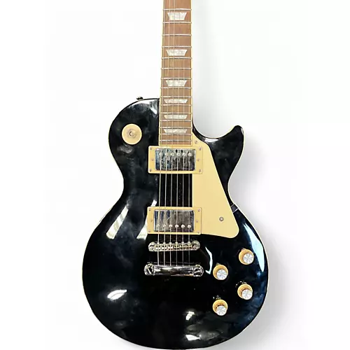 Used Epiphone Les Paul Standard BLACK Solid Body Electric Guitar BLACK