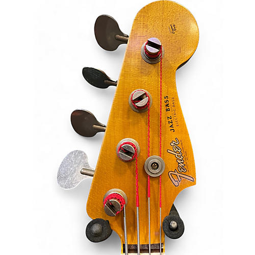 Used Fender CUSTOM JAZZ BASS LIMITED Natural Electric Bass Guitar Natural