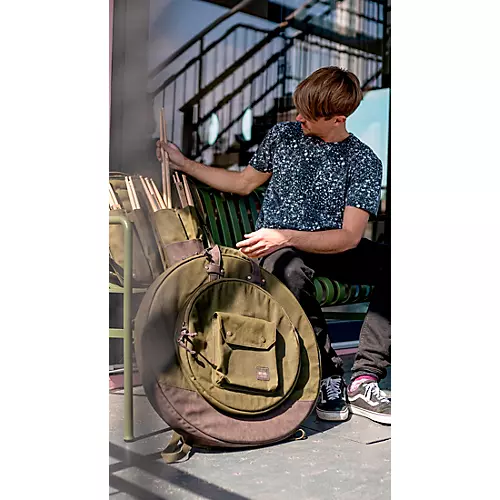 MEINL Waxed Canvas Cymbal Bag 22 in. Black