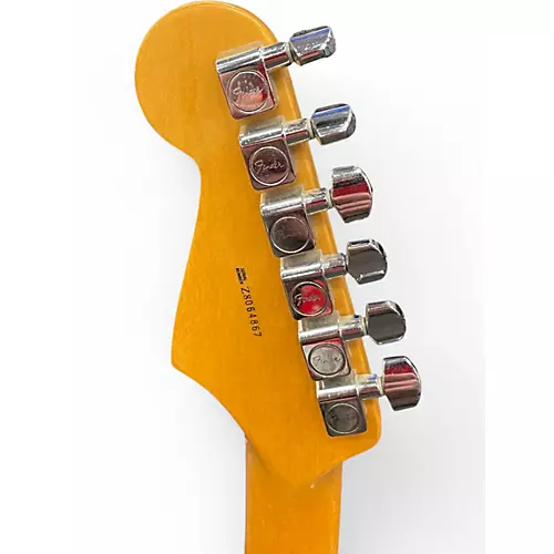 Used Fender AMERICAN STANDARD STRATOCASTER Gold Solid Body Electric Guitar Gold