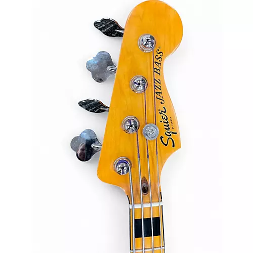 Used Squier Classic Vibe 70s Jazz Bass Natural Electric Bass Guitar Natural