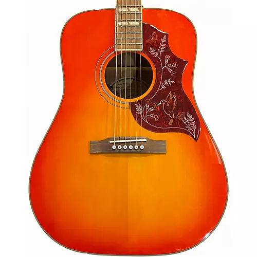 Used Epiphone Hummingbird Pro Cherry Sunburst Acoustic Electric Guitar Cherry Sunburst