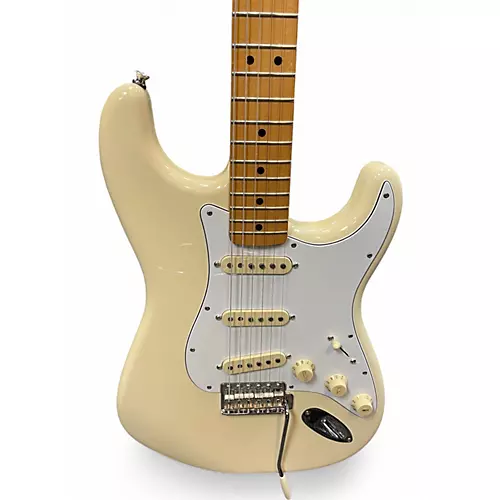 Used Fender Jimi Hendrix Stratocaster Olympic White Solid Body Electric Guitar Olympic White