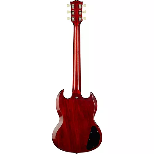 Gibson Custom 1964 SG Standard Reissue w/Maestro Vibrola VOS Left-Handed Electric Guitar Cherry Red