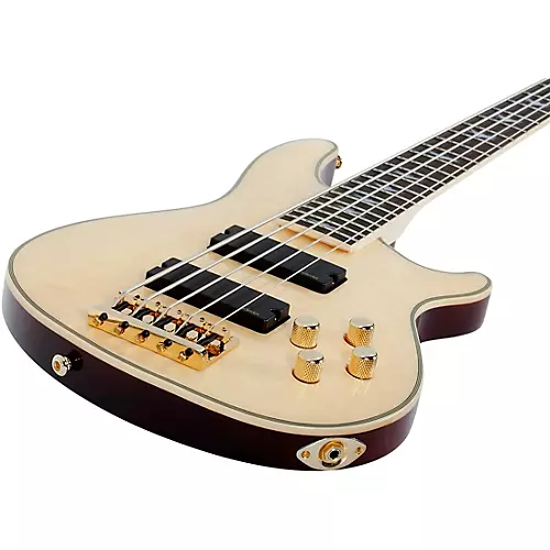 Schecter Guitar Research Omen Extreme-5 Electric Bass Gloss Natural
