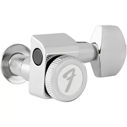 Fender Locking Stratocaster/Telecaster Machine Heads, All Short Post, Chrome (6) Chrome 6 String