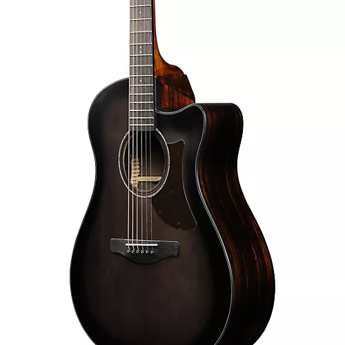 Ibanez AAM70CE Advanced Auditorium Acoustic-Electric Guitar Transparent Charcoal Burst