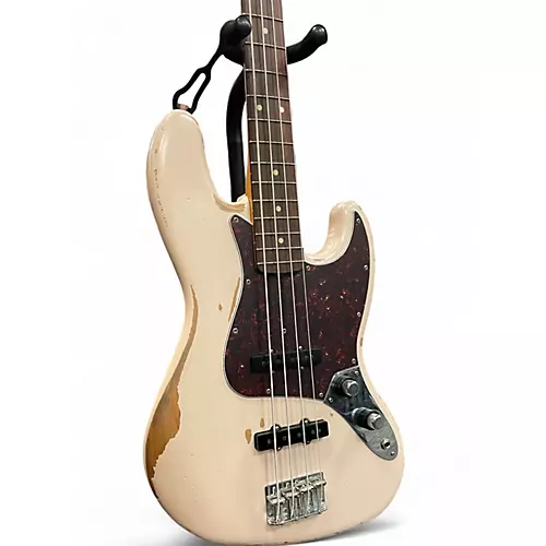 Used Fender Flea Signature Jazz Bass Shell Pink Electric Bass Guitar Shell Pink