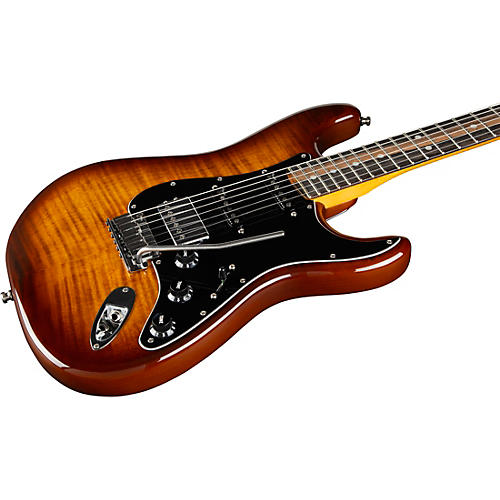 Fender Limited-Edition American Ultra Stratocaster HSS Electric Guitar Tiger's Eye