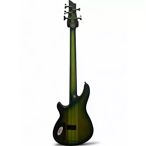 Used Schecter Guitar Research DANIEL FIRTH HELLRAISER EXTREME CTHULU BURST Electric Bass Guitar CTHULU BURST