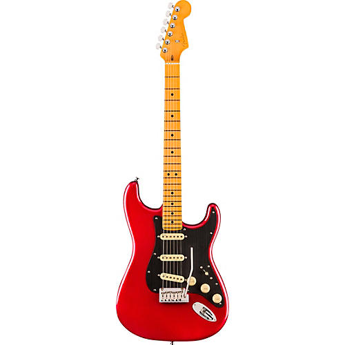 Fender American Ultra II Stratocaster Maple Fingerboard Electric Guitar Solar Flare