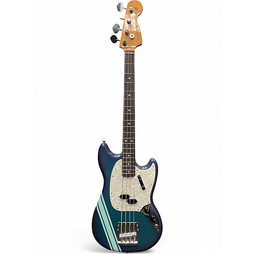 Used 2023 Fender Vintera II '70s Competition Mustang Bass Competition Burgundy Electric Bass Guitar Competition Burgundy