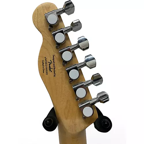 Used 2024 Squier Affinity Telecaster Black Solid Body Electric Guitar Black