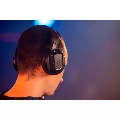 AlphaTheta HDJ-F10 Professional Wireless DJ Headphones With HP-TX01 Transmitter Black