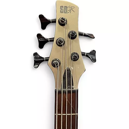 Used Ibanez SR885 Gray Electric Bass Guitar Gray