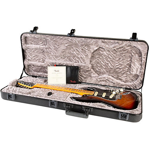 Fender American Ultra Luxe Stratocaster Maple Fingerboard Electric Guitar Plasma Red Burst