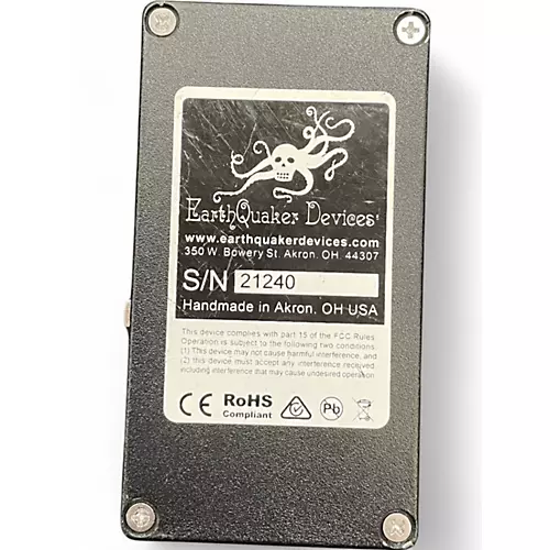 Used EarthQuaker Devices Afterneath Reverb Effect Pedal