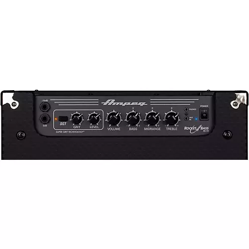 Ampeg Rocket Bass RB-110 50W 1x10 Bass Combo Amp Black and Silver