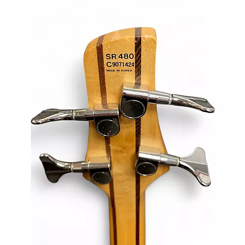 Used Ibanez SR480 Walnut Electric Bass Guitar Walnut