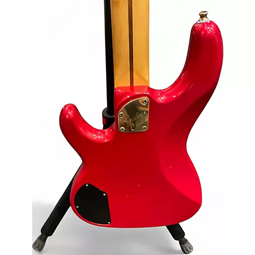 Used 1989 Fender PRECISION BASS Candy Apple Red Electric Bass Guitar Candy Apple Red