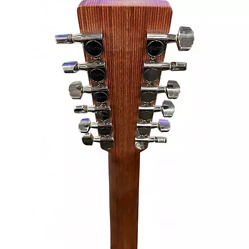 Used Martin dx2e natural 12 String Acoustic Electric Guitar natural