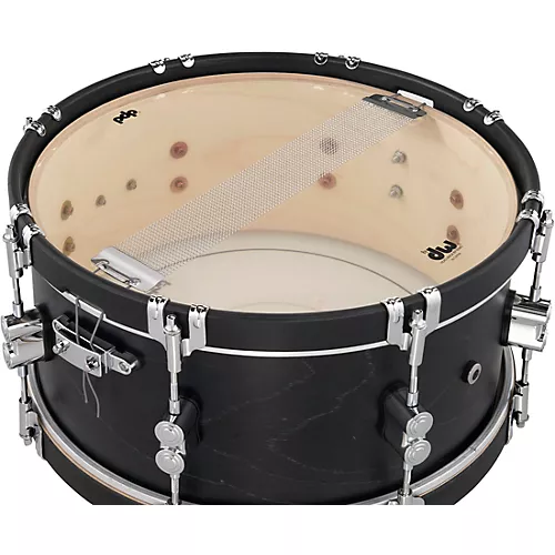 PDP by DW Concept Classic Snare Drum With Wood Hoops 14 x 6.5 in. Ebony/Ebony Hoops