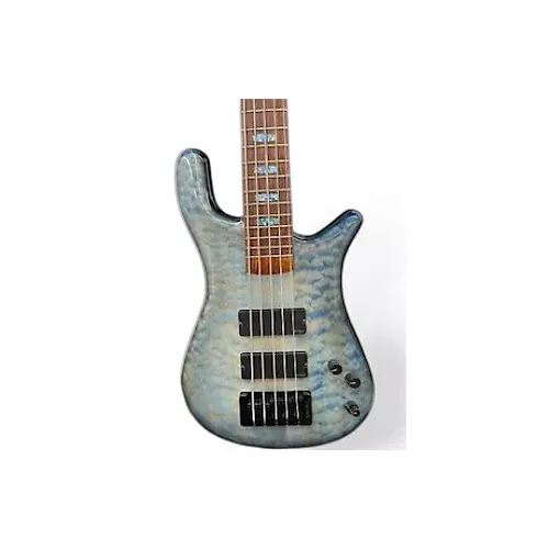 Used 2023 Spector NS5XL FADED BLUE BLACKBURST Electric Bass Guitar FADED BLUE BLACKBURST