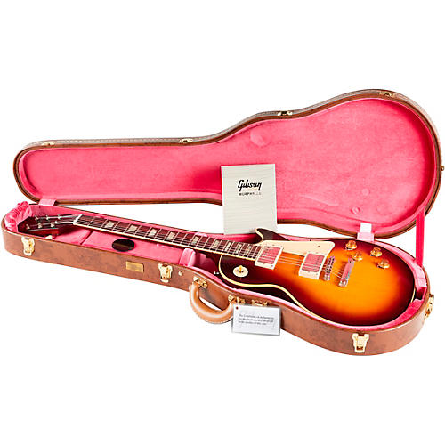 Gibson Custom Murphy Lab 1958 Les Paul Standard Reissue Ultra Light Aged Electric Guitar Washed Cherry Sunburst