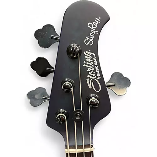 Used 2024 Sterling by Music Man Ray34 Neptune Blue Satin Electric Bass Guitar Neptune Blue Satin
