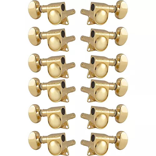 Grover Mid-Size Locking Rotomatics 406 Series Tuning Machines Gold 6-in-line