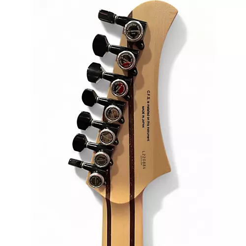 Used Fujigen JMY72ASHE 7-String OPEN PORE BLACK Solid Body Electric Guitar OPEN PORE BLACK