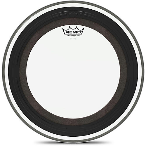 Remo Ambassador SMT Clear Bass Drum Head 24 in.