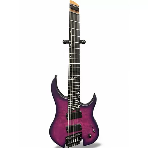 Used Lagator Ghost Black Solid Body Electric Guitar Black