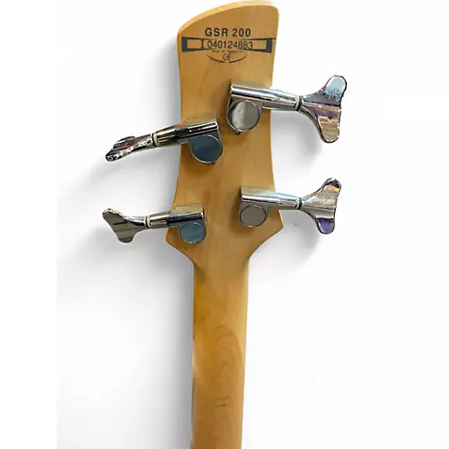 Used Ibanez GSR200 Black and Gold Electric Bass Guitar Black and Gold