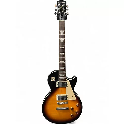 Used Epiphone Les Paul Standard Pro Vintage Sunburst Solid Body Electric Guitar Vintage Sunburst