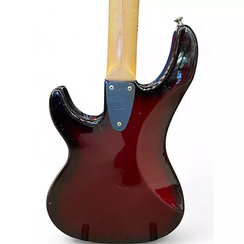Used G&L USA SB2 Fretless red sparkle Electric Bass Guitar red sparkle