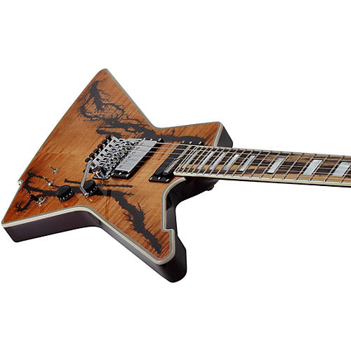 Schecter Guitar Research E-1 FR-S Electro-Resin Electric Guitar Gloss Natural