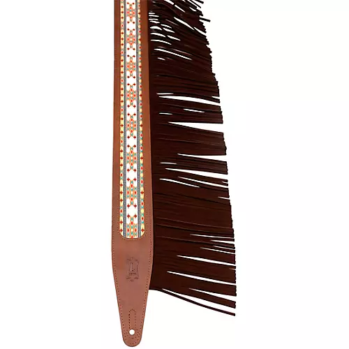 Levy's The Crazy Horse Outlaw Guitar Strap Brown 2.5 in.